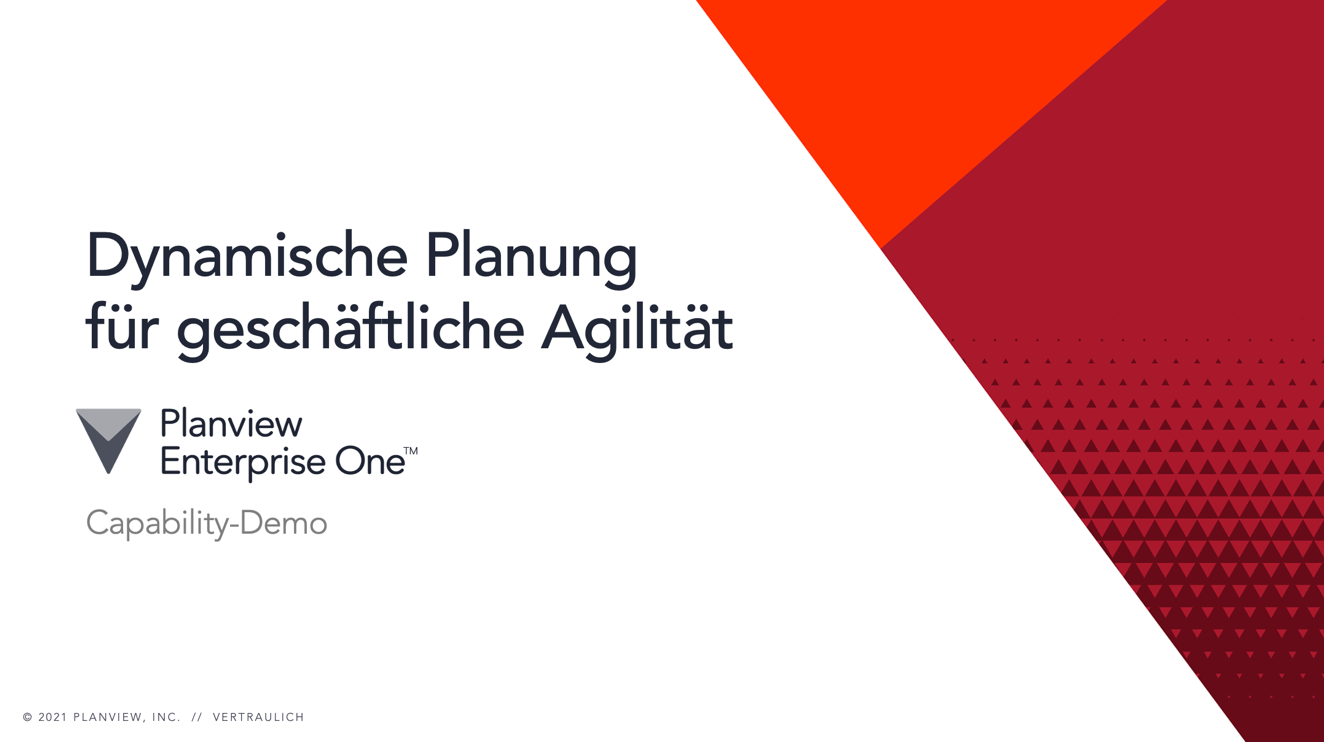 Dynamische Planung: Capability-Demo